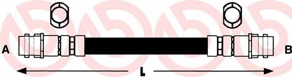 Brake Hose Brembo T 85 027