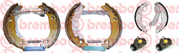 Brake shoes with cylinders, set Brembo K 23 021