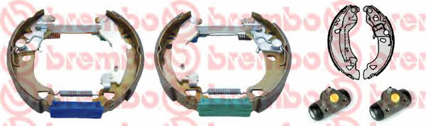 Brake shoes with cylinders, set Brembo K 23 028