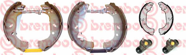 Brake shoes with cylinders, set Brembo K 23 033
