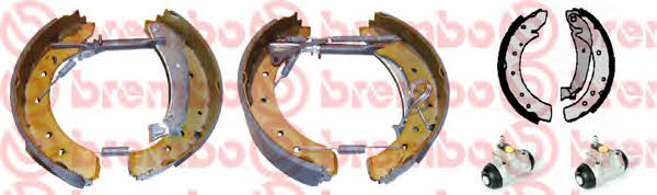 Brake shoes with cylinders, set Brembo K 23 036
