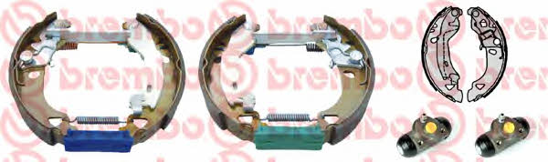 Brake shoes with cylinders, set Brembo K 23 039