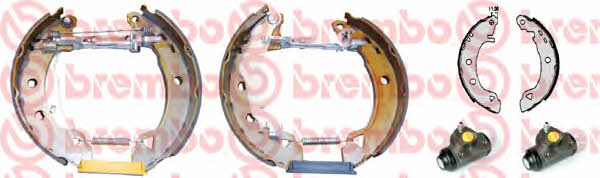 Brake shoes with cylinders, set Brembo K 23 040