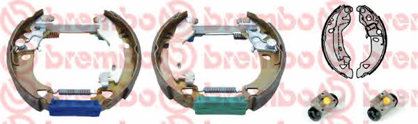 Brake shoes with cylinders, set Brembo K 23 060