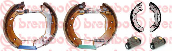 Brake shoes with cylinders, set Brembo K 24 039