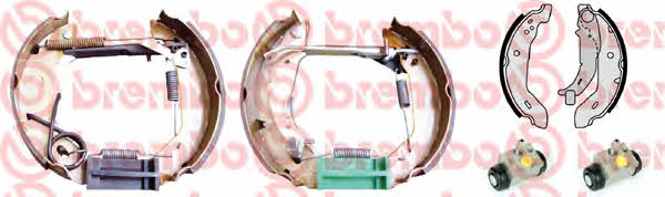 Brake shoes with cylinders, set Brembo K 50 004