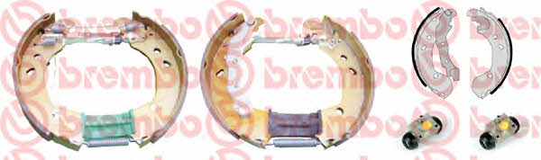 Brake shoes with cylinders, set Brembo K 56 012