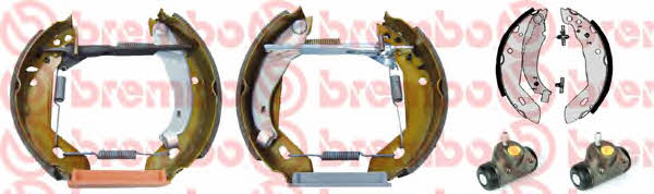 Brake shoes with cylinders, set Brembo K 61 037