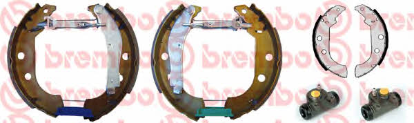 Brake shoes with cylinders, set Brembo K 61 047