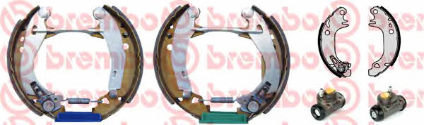 Brake shoes with cylinders, set Brembo K 61 049