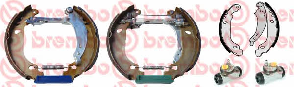 Brake shoes with cylinders, set Brembo K 61 077