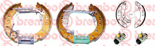 Brake shoes with cylinders, set Brembo K 61 079