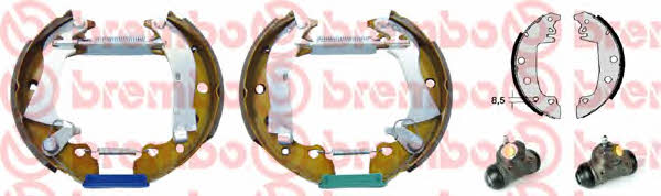 Brake shoes with cylinders, set Brembo K 68 017