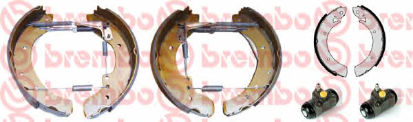 Brake shoes with cylinders, set Brembo K 68 021
