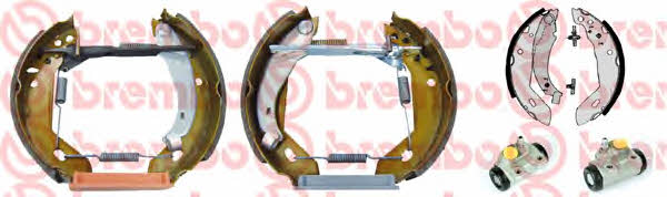 Brake shoes with cylinders, set Brembo K 68 051