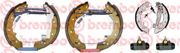 Brake shoes with cylinders, set Brembo K 79 001