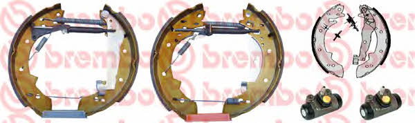 Brake shoes with cylinders, set Brembo K 79 003