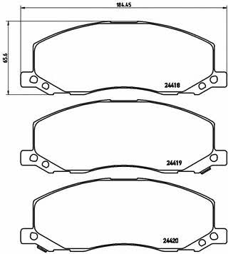 Buy Brembo P59058 – good price at EXIST.AE!