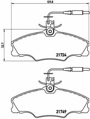 Buy Brembo P61056 – good price at EXIST.AE!