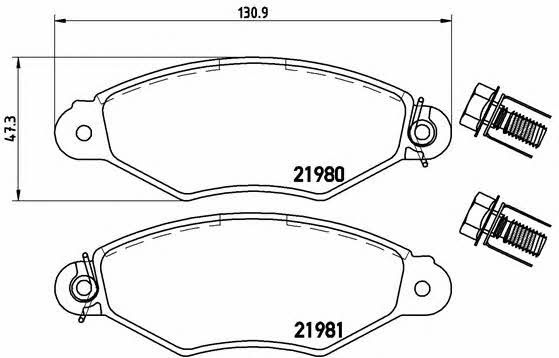 Buy Brembo P 61 098 at a low price in United Arab Emirates!
