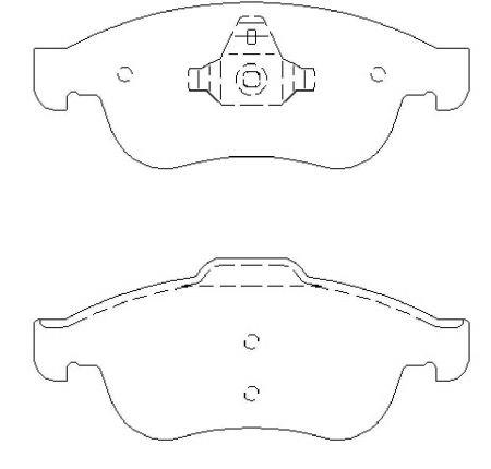 Brake pad set Brembo P 68 050