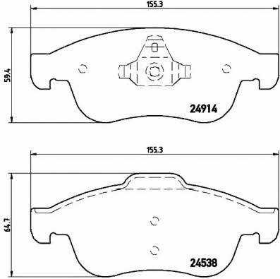 Buy Brembo P68050 – good price at EXIST.AE!