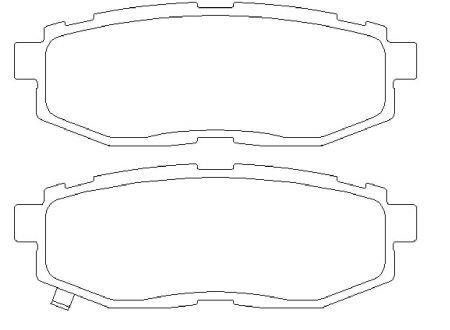 Brake pad set Brembo P 78 018