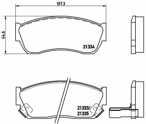 Buy Brembo P 79 005 at a low price in United Arab Emirates!