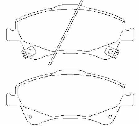 Brake pad set Brembo P 83 109