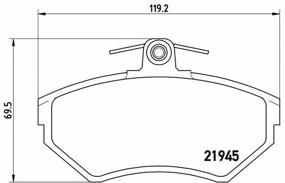 Buy Brembo P85042 – good price at EXIST.AE!