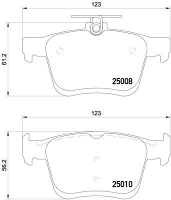 Buy Brembo P85125 – good price at EXIST.AE!