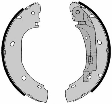Brake shoe set Brembo S 23 525