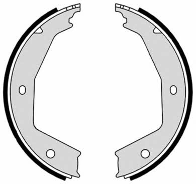 Handbrake shoes Brembo S 23 554