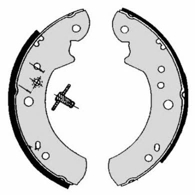 Brake shoe set Brembo S 24 512