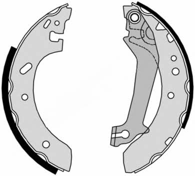 Brake shoe set Brembo S 24 526