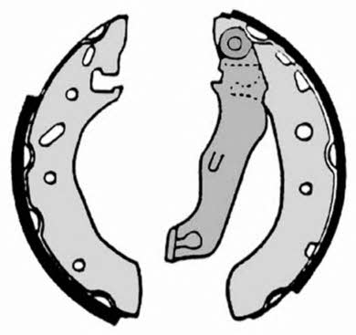 Brake shoe set Brembo S 24 529