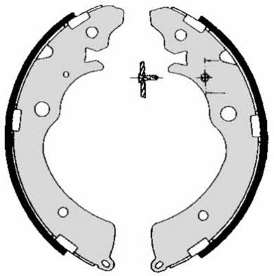 Brake shoe set Brembo S 28 507