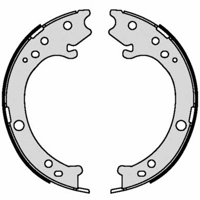 Handbrake shoes Brembo S 28 517