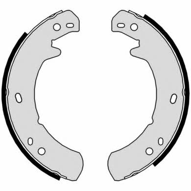Handbrake shoes Brembo S 44 507