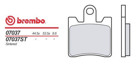 Brembo 07037 Disc brake pad set 07037