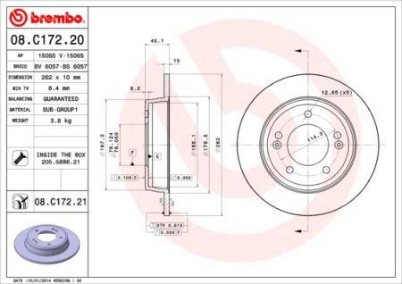 Buy Brembo 08.C172.21 at a low price in United Arab Emirates!