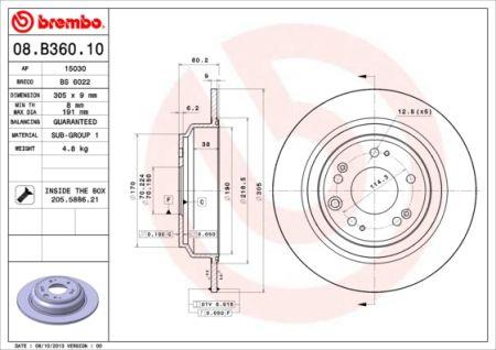 Buy Brembo 08.B360.10 at a low price in United Arab Emirates!