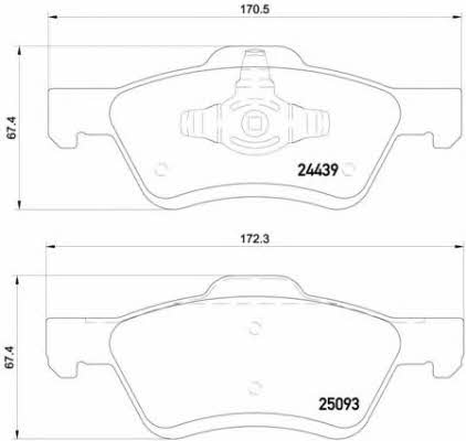 Buy Brembo P 24 159 at a low price in United Arab Emirates!