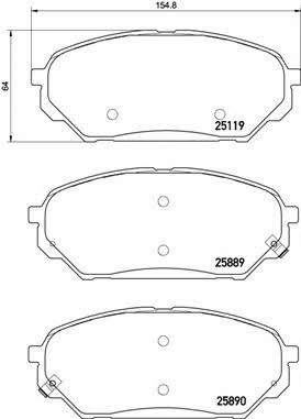 Buy Brembo P30071 – good price at EXIST.AE!