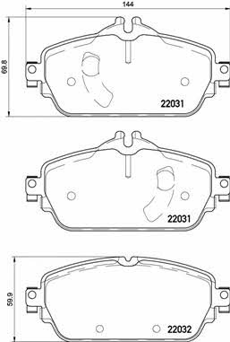 Buy Brembo P 50 119 at a low price in United Arab Emirates!