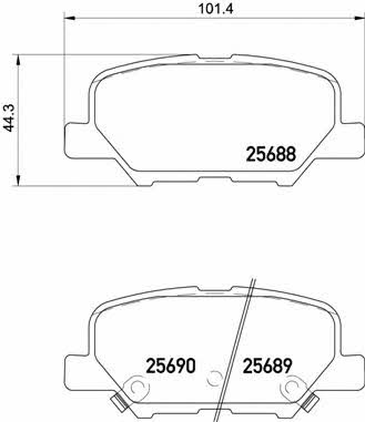 Buy Brembo P61111 – good price at EXIST.AE!
