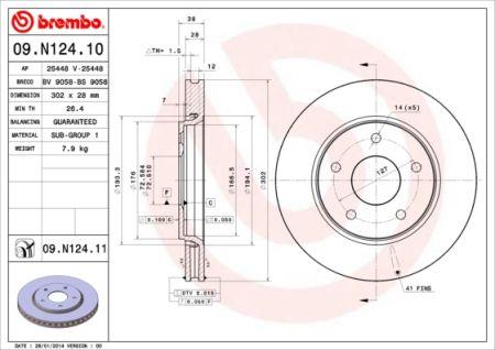 Buy Brembo 09N12411 – good price at EXIST.AE!