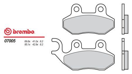 Brembo 07005 Disc brake pad set 07005
