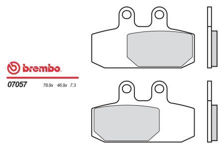 Brembo 07057XS Brake Pad Set, disc brake 07057XS