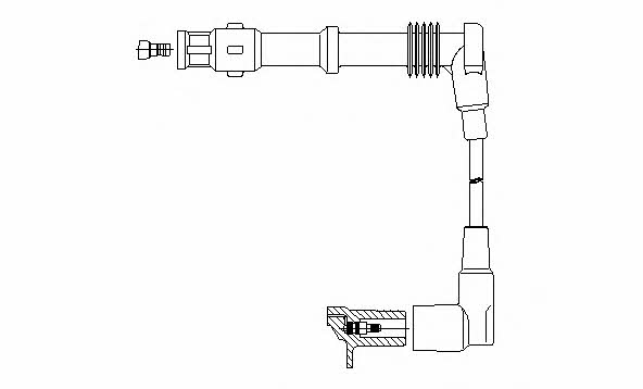 Bremi 106/25 Ignition cable 10625